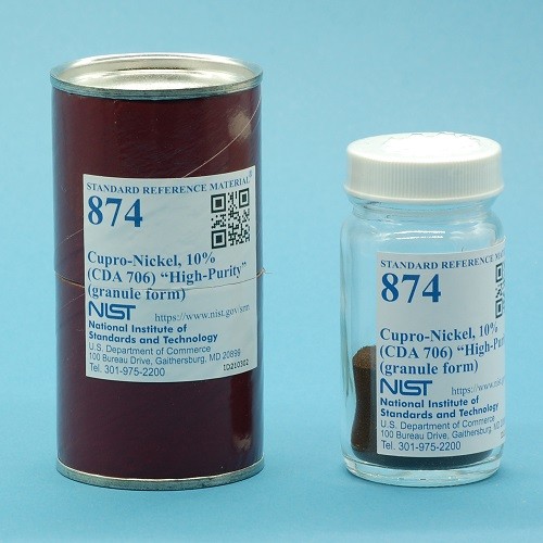 SRM 874 銅鎳，10%(CDA 706)“高純度”標(biāo)準(zhǔn)品